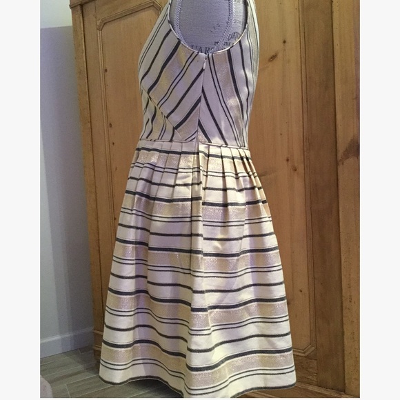J. Crew metallic stripe dress - Picture 2 of 7
